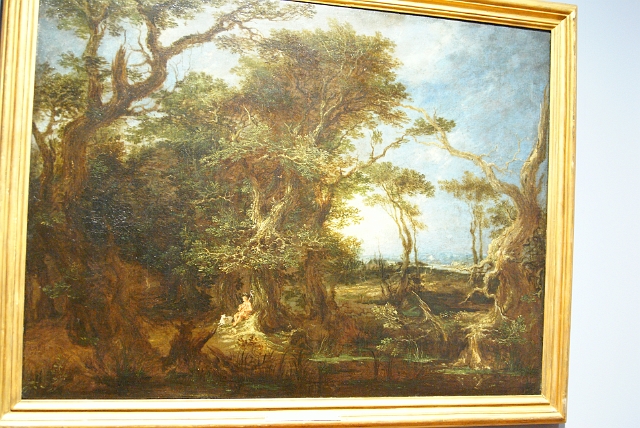 DSC00716.JPG - Muzeum Narodowe - Krajobraz ze świętym Janem Chrzcicielem (1656) - Michael Leopold Willman (1630 - 1706)