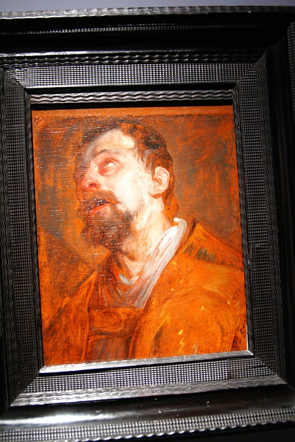 DSC00737.JPG - Muzeum Narodowe - Studium głowy świętego [Huberta?] - Anton van Dyck (1599 - 1641)